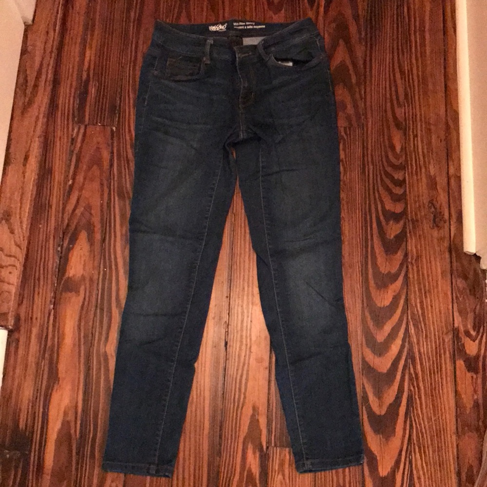 Mossimo super stretch mid-rise skinny jean